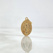 Dije Virgen Milagrosa 1.4gr / 2.3cm / Medalla Mate Oro Amarillo