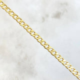 Pulso Cubano 2.6gr / 20.5cm / 3mm Oro Amarillo +1