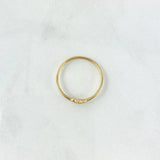 Anillo Silueta Estrella 1.35gr / T7 3/4 / Oro Amarillo