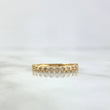 Anillo Churumbela Esferico 1.45gr / T5 1/4 / Circones Blancos Oro Amarillo ©
