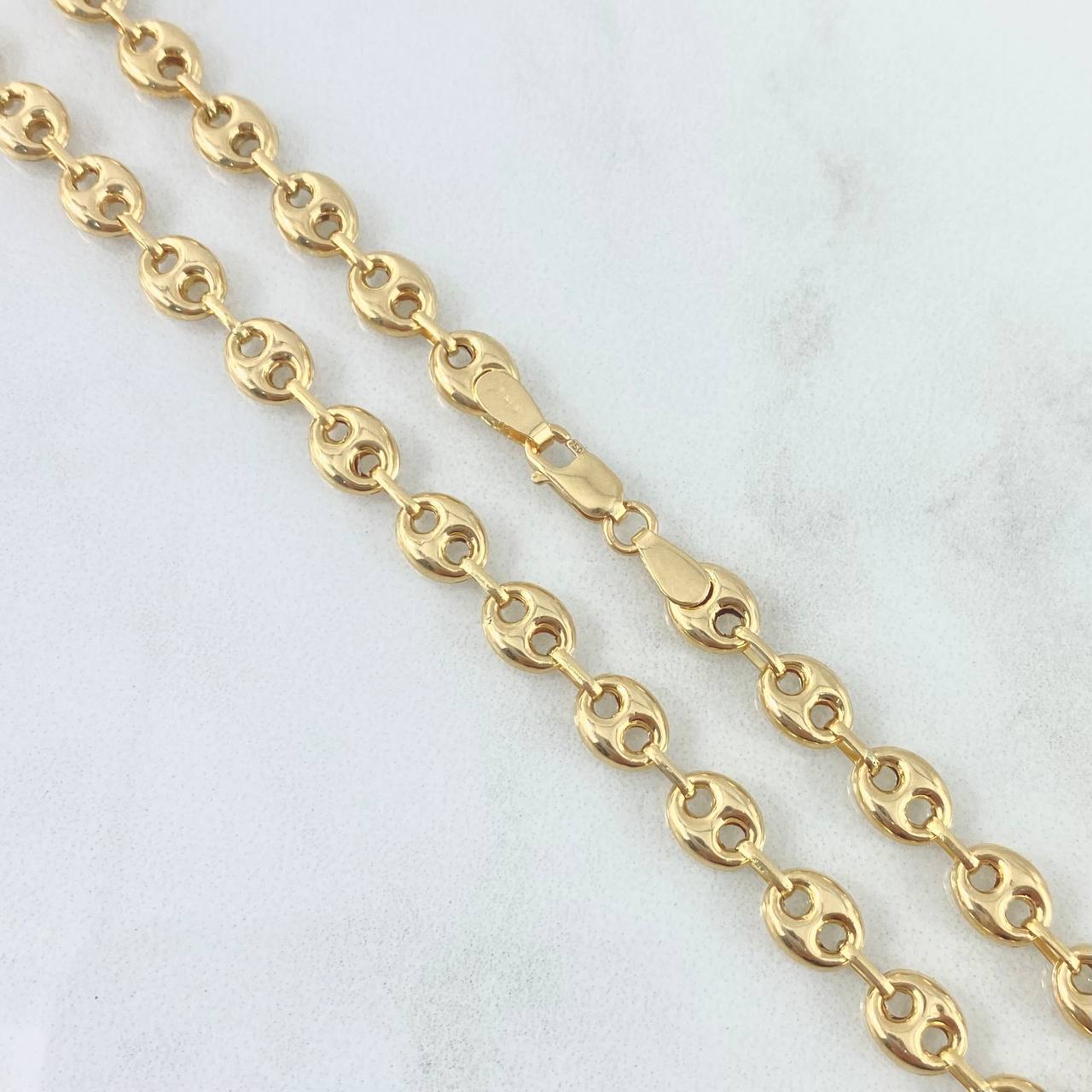 Cadena GC 9.55gr / 50cm / 5.4mm Lisa Oro Amarillo 18K