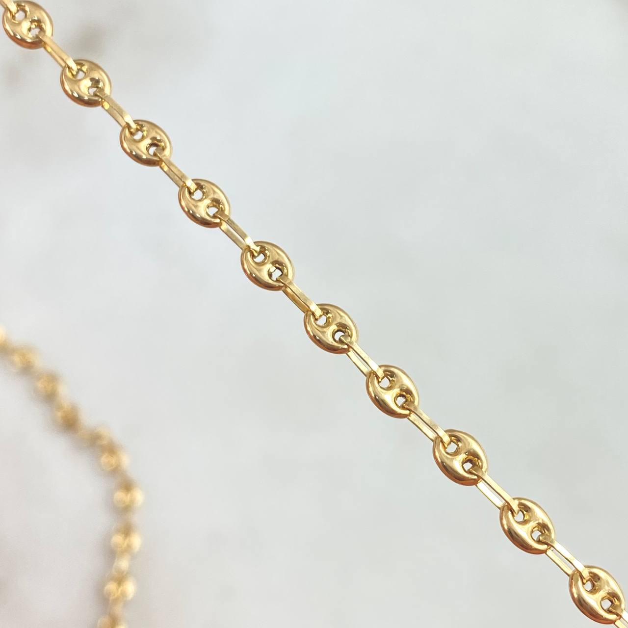 Cadena GC 9.55gr / 50cm / 5.4mm Lisa Oro Amarillo 18K