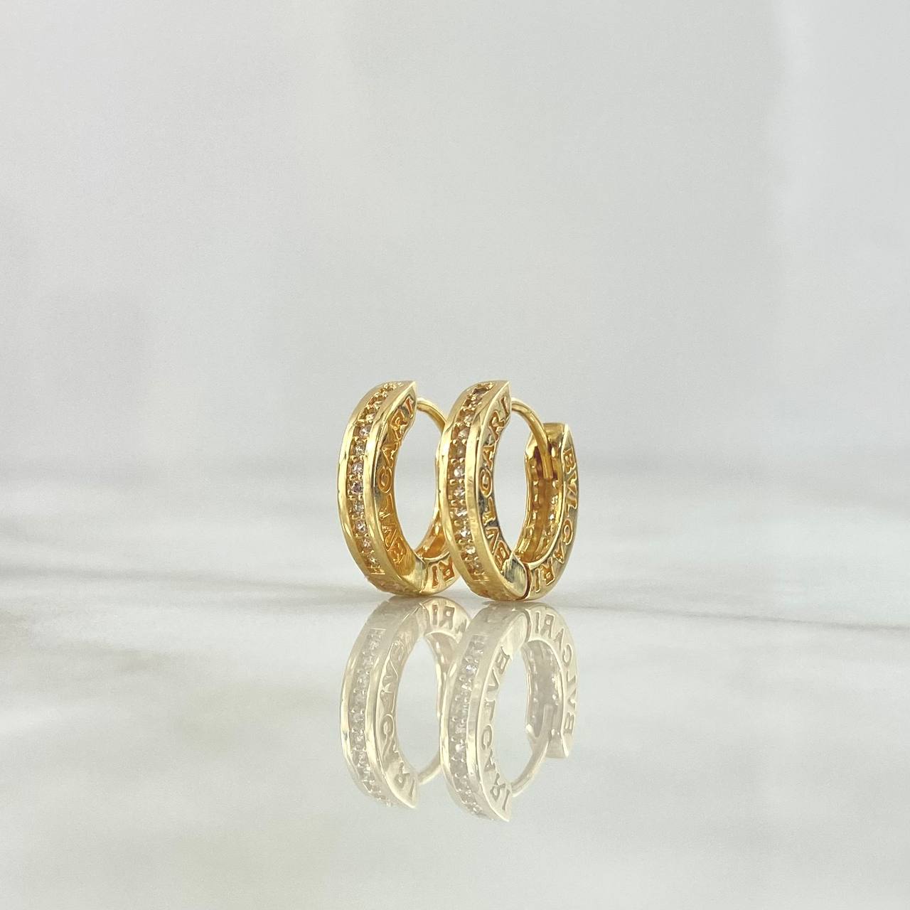 Candongas Rusticas Carril 4gr / 1.3cm / Circulares Circones Blancos Oro Amarillo