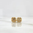 Topos Trébol VCyA 2.15gr / 7mm Diamantado Punteado Oro Amarillo Nac.Esp.
