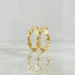 Candongas Nilo 1.9gr / 2cm / Punteadas Oro Amarillo