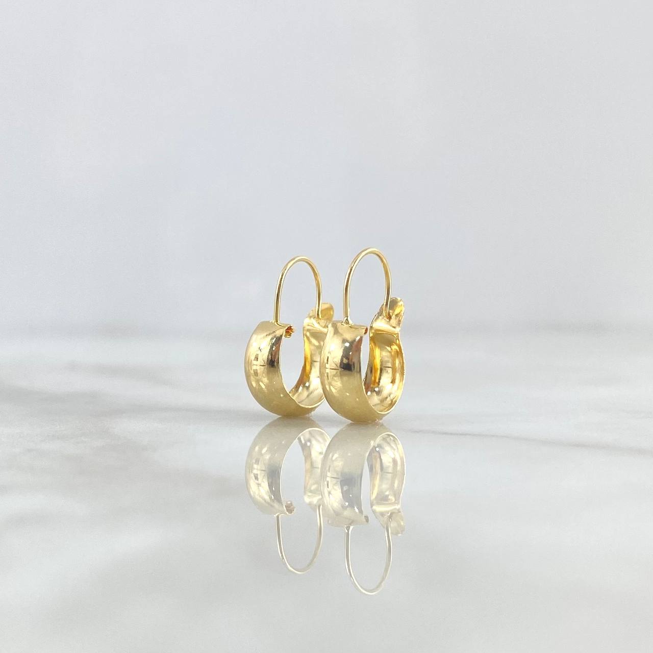 Candongas Ash 0.75gr / 1.3cm / Oro Amarillo