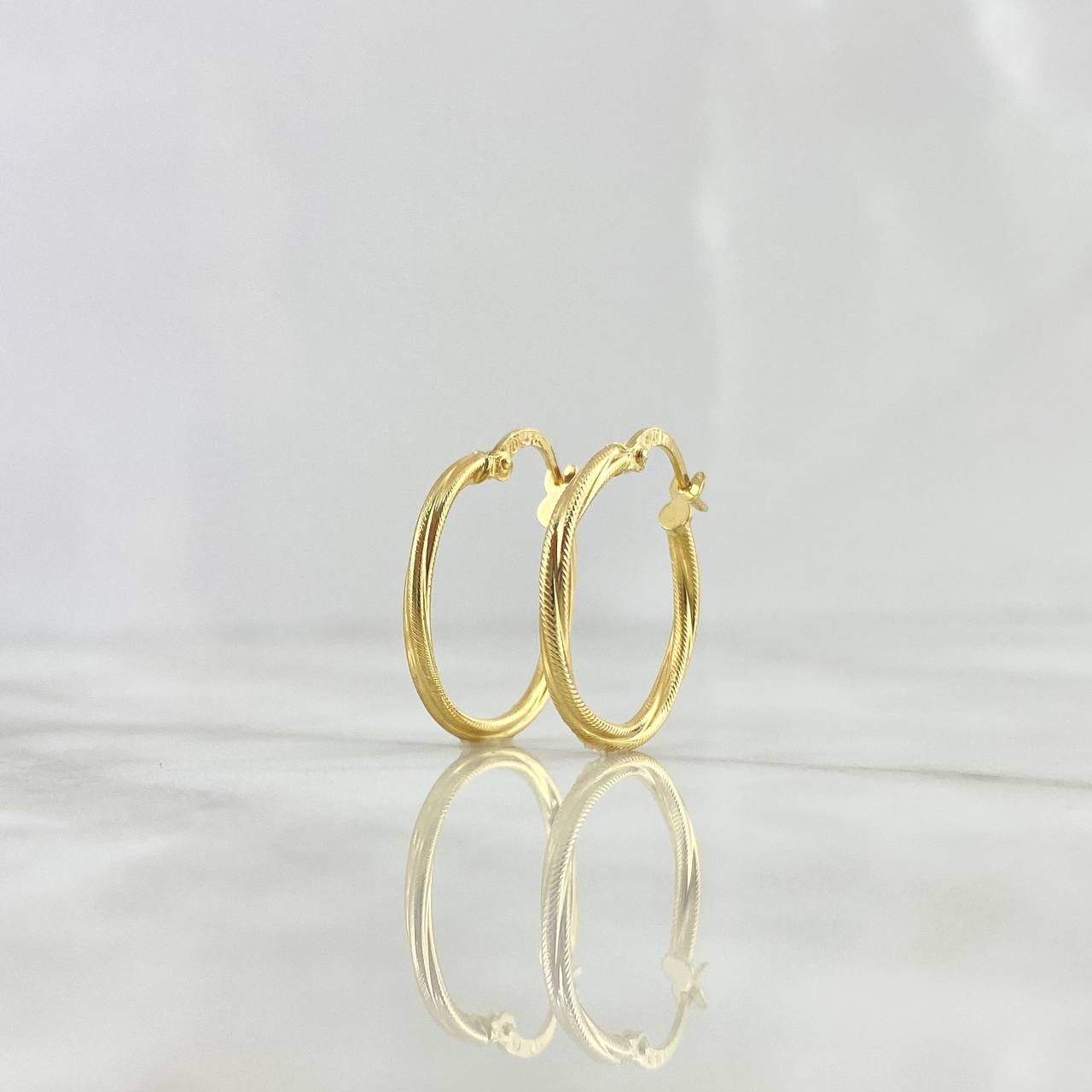 Candongas Lola 1.35gr / 2.4cm / Oro Amarillo 18K ©
