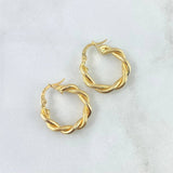 Candongas Angi 2.4gr / 2.2cm / Oro 18K