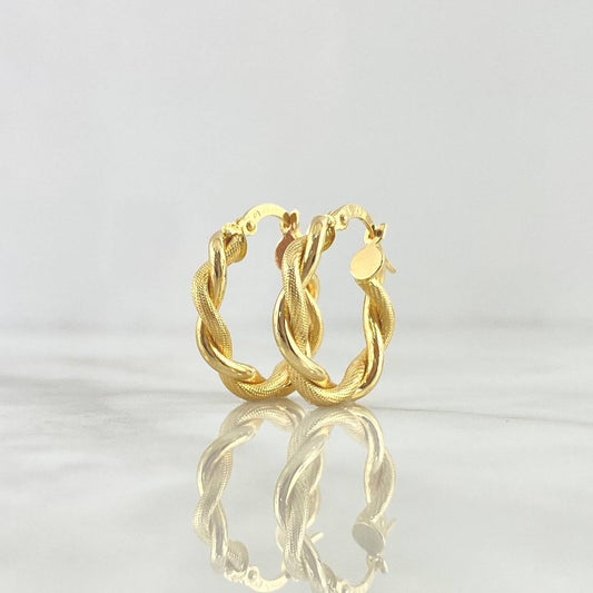 Candongas Angi 2.4gr / 2.2cm / Oro 18K
