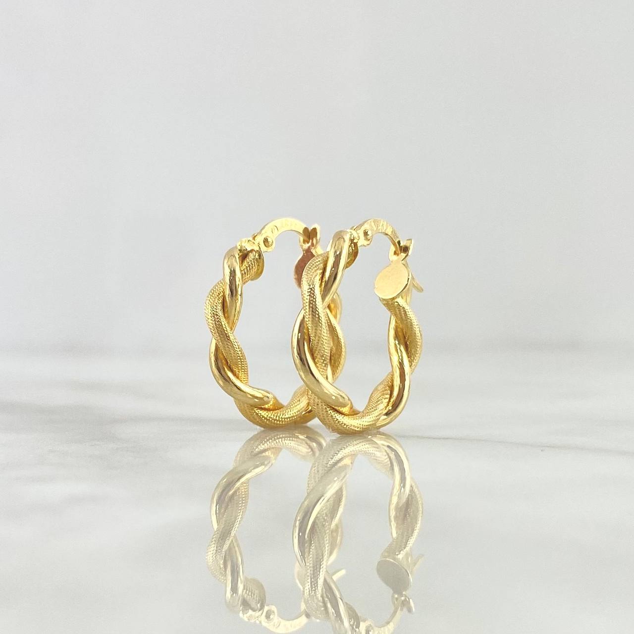 Candongas Angi 2.25gr / 2.3cm / Oro Amarillo 18K *