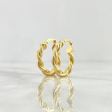 Candongas Angi 2.25gr / 2.3cm / Oro Amarillo 18K *