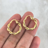 Candongas Angi 1.9gr / 2.1cm / Oro Amarillo 18K ©
