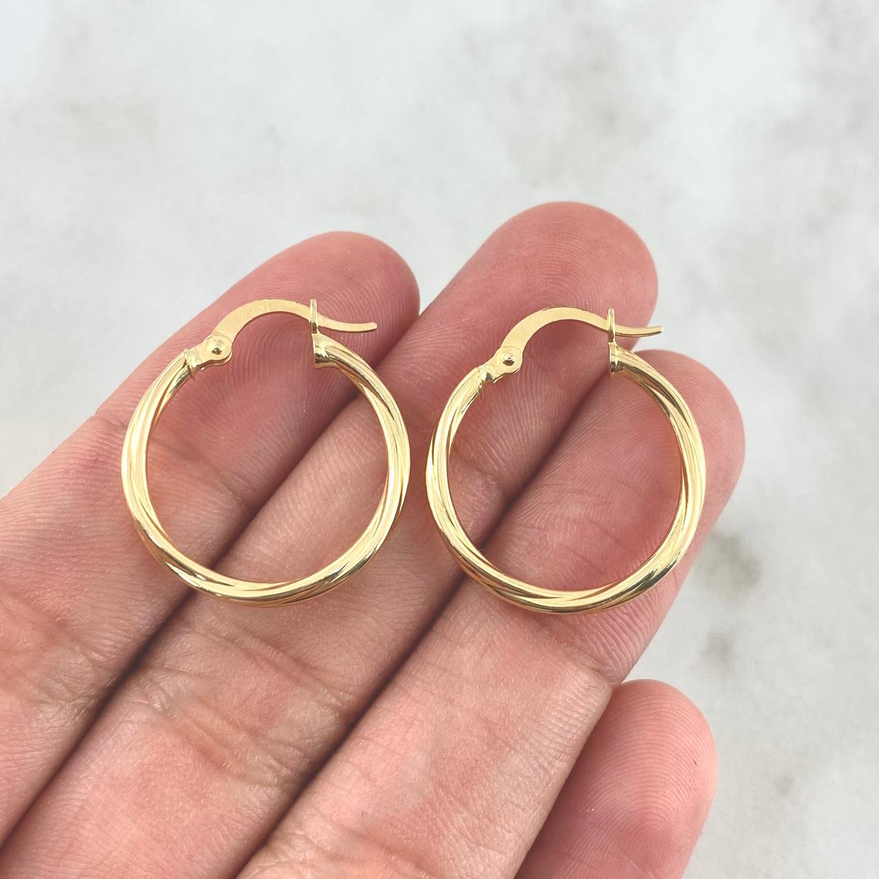 Candongas Lore 1.3gr / 2.3cm / Oro 18K