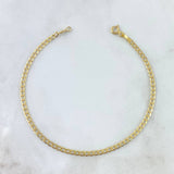 Pulso Cubano 1.3gr / 19cm / Oro Amarillo +1 18K ©