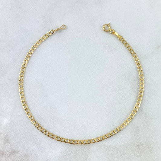Pulso Cubano 1.25gr / 19.5cm / Oro Amarillo +1 18K ©