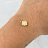 Herraje San Benito 0.4gr / 0.8cm / Oro Amarillo ©