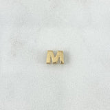 Herraje Letra M 0.45gr / 0.5cm / Oro Amarillo 18K ©