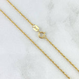 Cadena Lazo 1.05gr / 60cm / 1.2mm Oro Amarillo +3 ©