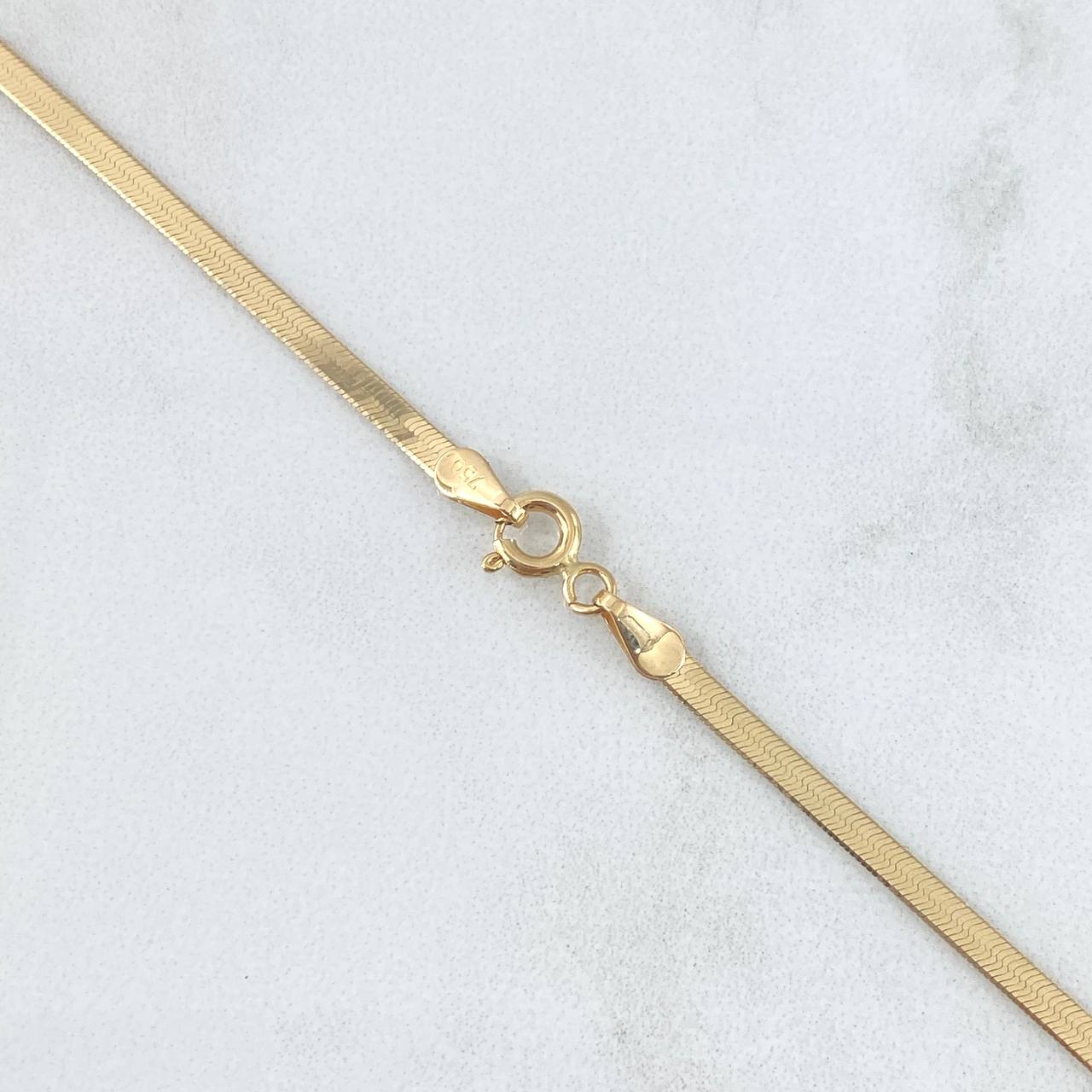 Cadena Espejo 3.85gr / 40cm / 2.3mm Oro Amarillo +3 18K ©