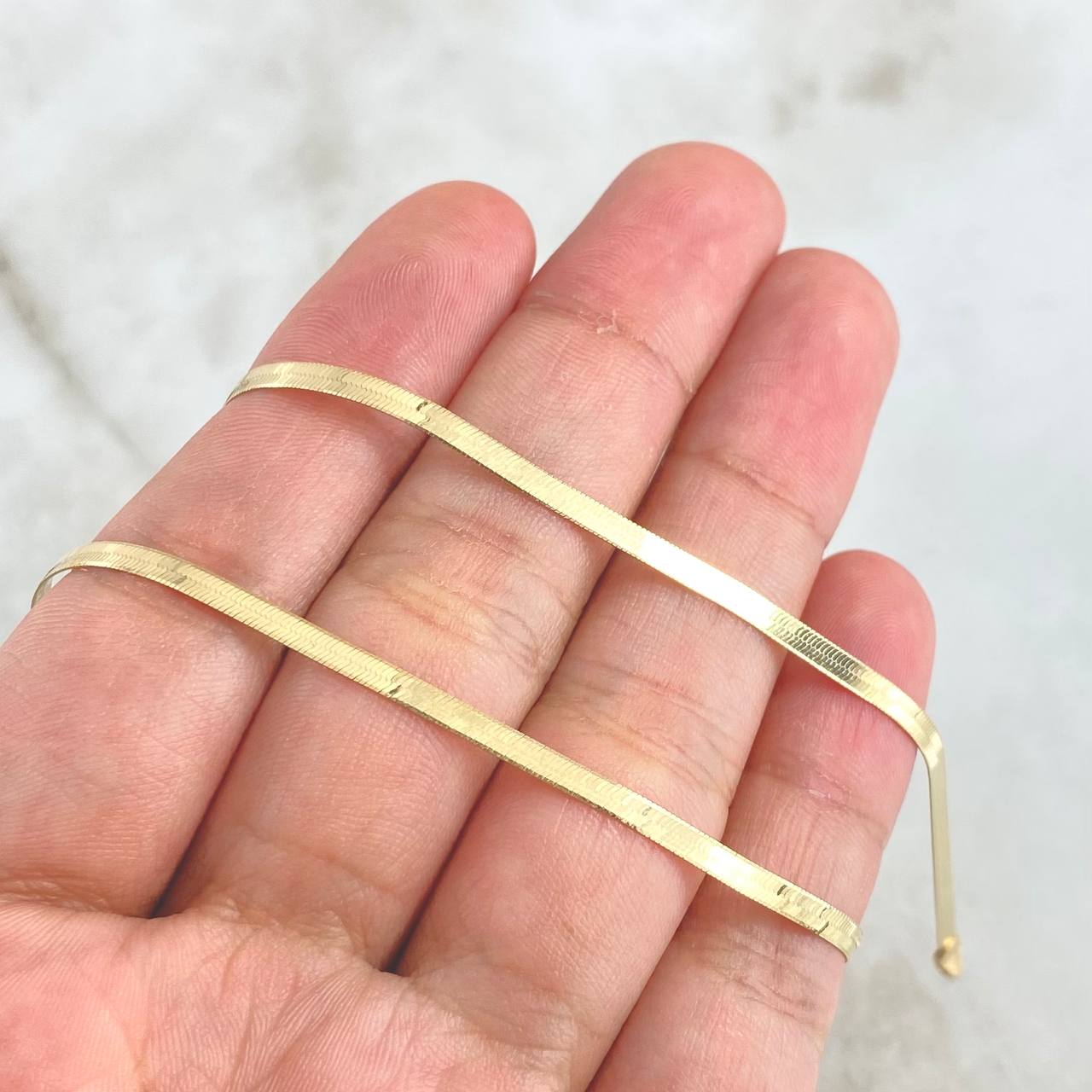 Cadena Espejo 3.85gr / 40cm / 2.3mm Oro Amarillo +3 18K ©
