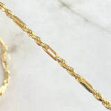 Cadena Lazo Especial 4.8gr / 50cm / 2.1mm Oro Amarillo +3 18K