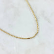 Cadena Lazo Especial 4.7gr / 50cm / 2.4mm Oro Amarillo +3 18K