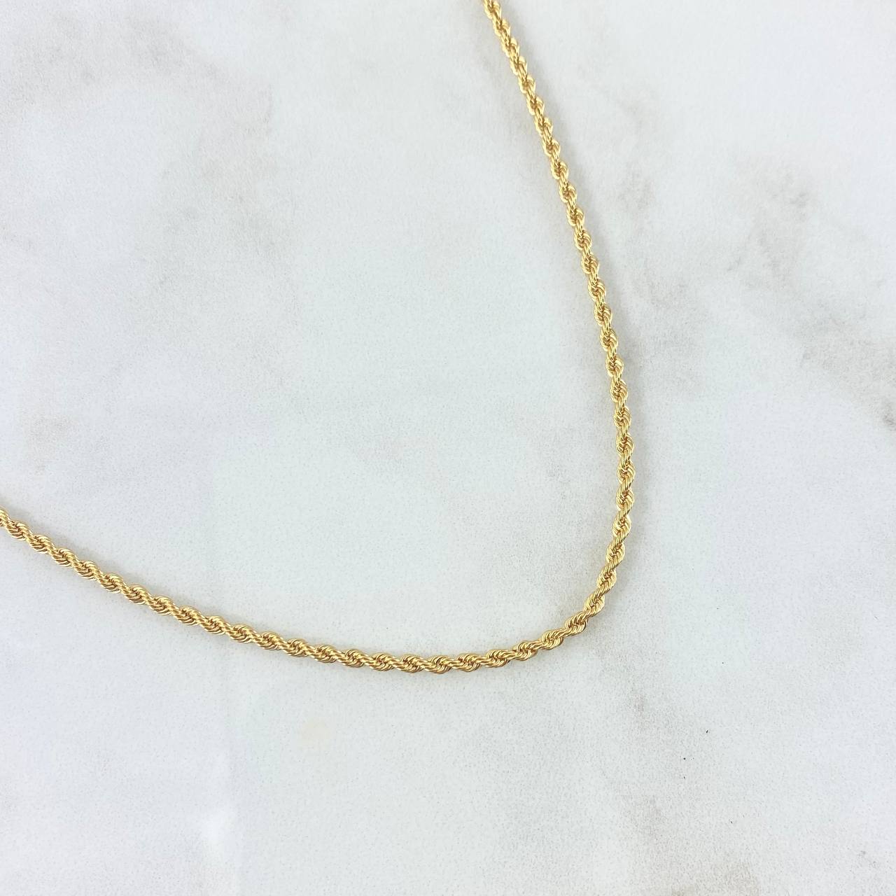Cadena Lazo 3.05gr / 50cm / 2.2mm Oro Amarillo +3 18K