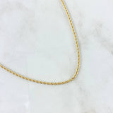 Cadena Lazo 3.05gr / 50cm / 2.2mm Oro Amarillo +3 18K