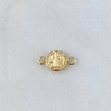 Herraje San Benito 0.4gr / 0.9cm / Mate Oro Amarillo ©