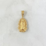 Dije Virgen de Guadalupe Silueta 1.6gr / 3.4cm / Troquelada Oro Amarillo ©