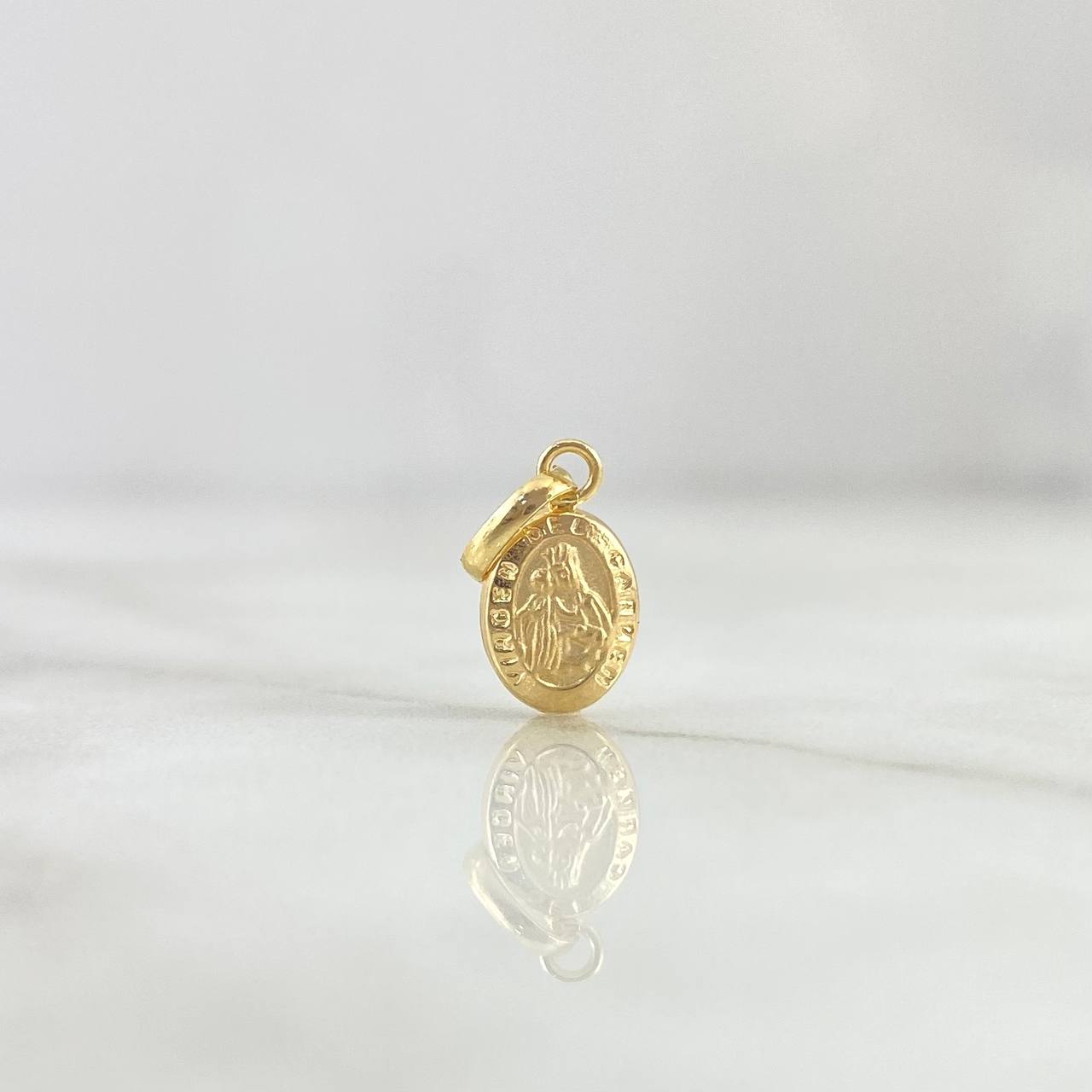 Dije Virgen del Carmen 0.35gr / 1.5cm / Troquelada Oro Amarillo ©