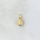 Dije Virgen del Carmen 0.35gr / 1.5cm / Troquelada Oro Amarillo ©