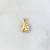 Dije Herradura Caballo 0.5gr / 1.8cm / Oro Amarillo 18K ©