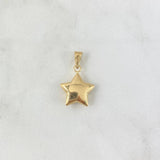 Dije Estrella 0.65gr / 2cm / Troquelada Oro Amarillo ©