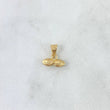 Dije Ojos de Santa Lucía 0.25gr / 7mm Troquelado Oro Amarillo