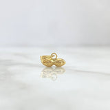 Dije Ojos de Santa Lucía 0.25gr / 7mm Troquelado Oro Amarillo