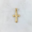 Dije Cruz Cristo 0.8gr / 2.8cm / Troquelado Oro Amarillo ©