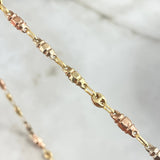 Cadena Rustica GC 3X1 7.1gr / 50cm / 4mm Tres Oros