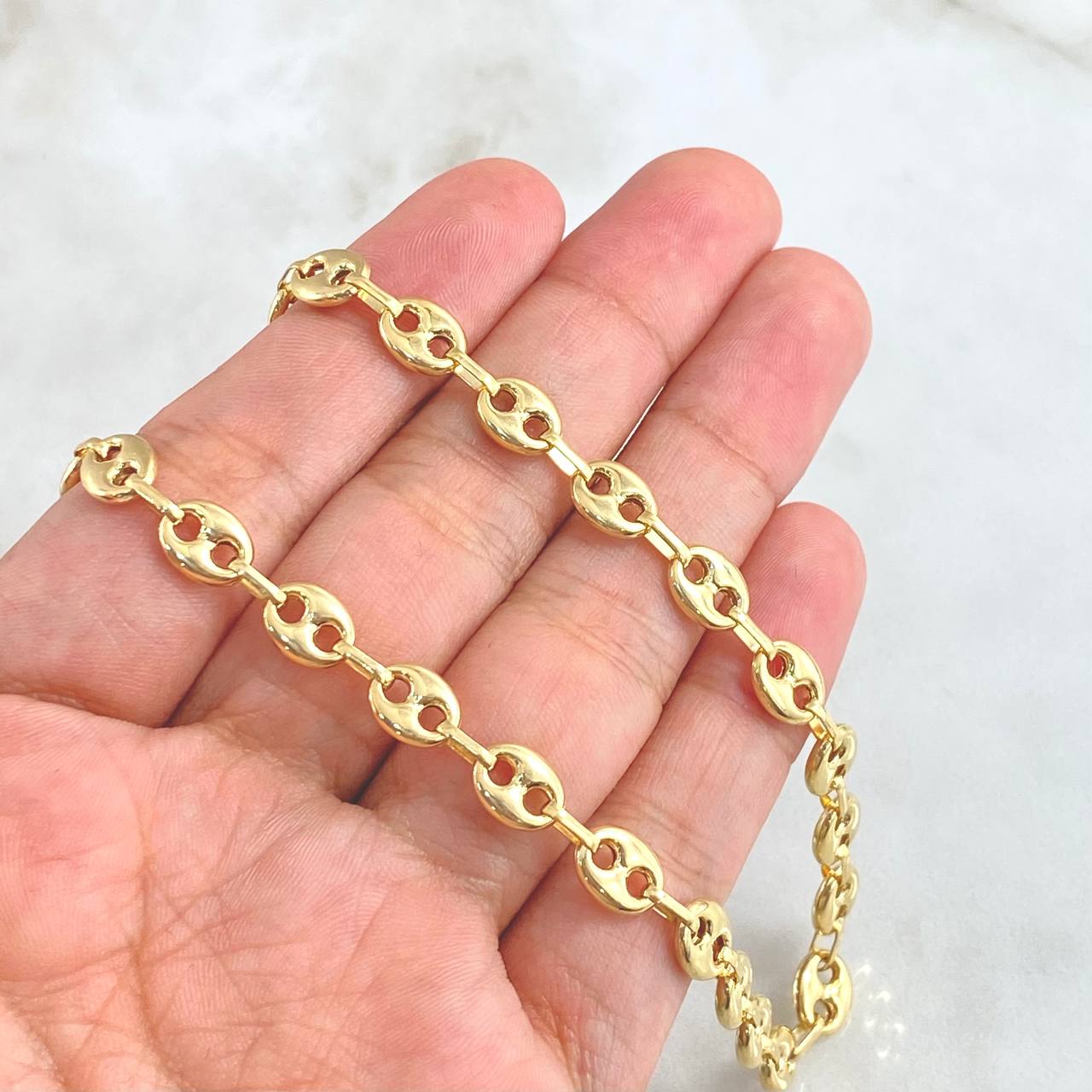 Cadena GC 22.15gr / 70cm / 8mm Lisa Oro Amarillo