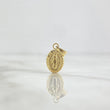 Dije Virgen Milagrosa 0.45gr / 1.7cm / Troquelada Cargador Bordeado Oro Amarillo