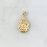 Dije San Miguel Arcángel 1.2gr / 2.6cm / Troquelado Oro Amarillo