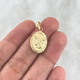 Dije San Miguel Arcángel 1.2gr / 2.6cm / Troquelado Oro Amarillo