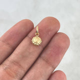 Dije Sol 0.3gr / 1.4cm / Troquelado Oro Amarillo