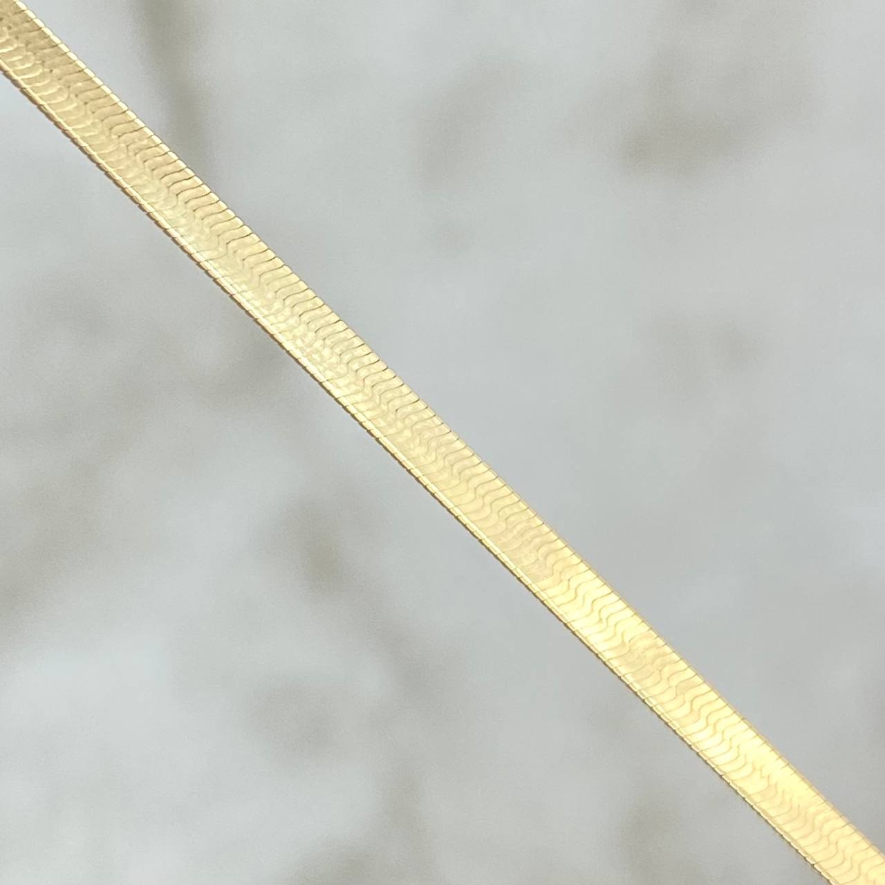 Cadena Espejo 4.3gr / 45cm / 2mm Oro Amarillo +3