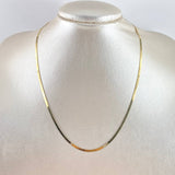 Cadena Espejo 4.3gr / 45cm / 2mm Oro Amarillo +3