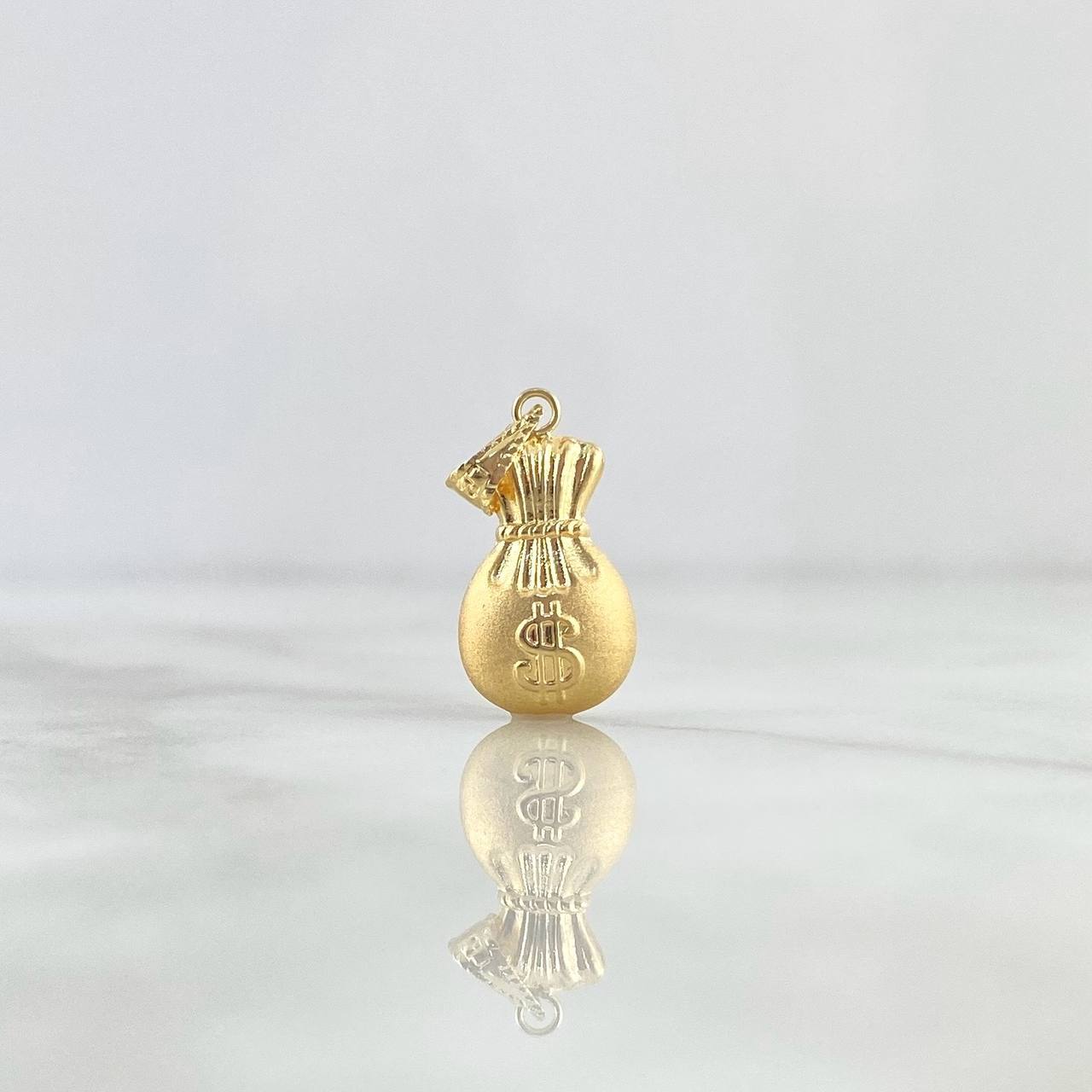Dije Bolsa Dinero 0.5gr / 1.8cm / Oro 18K