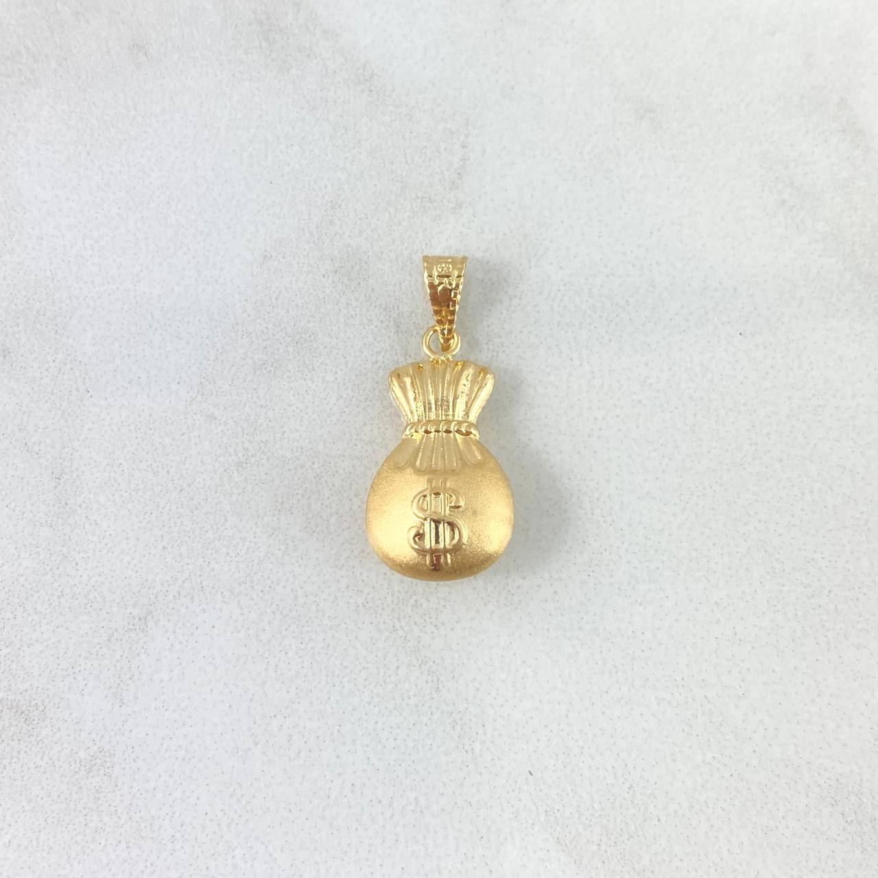 Dije Bolsa Dinero 0.5gr / 1.8cm / Oro 18K