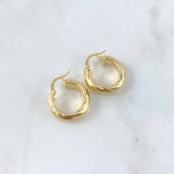 Candongas Jade 3.4gr / 2cm / Curveadas Oro Amarillo