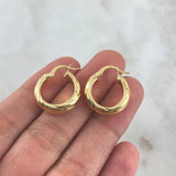 Candongas Jade 3.4gr / 2cm / Curveadas Oro Amarillo