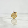 Dije San Benito 0.4gr / 1.3cm / Cargador Liso Oro Amarillo 18K ©